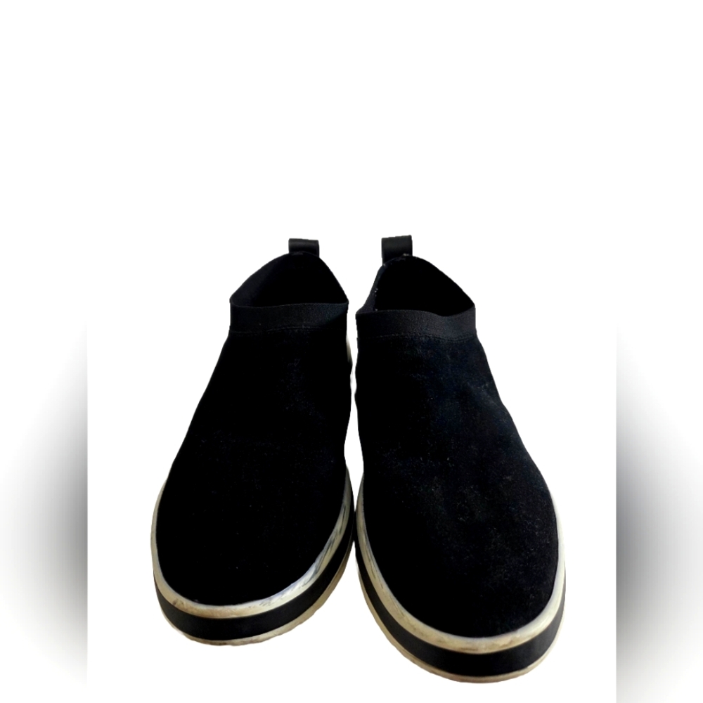 Stuart Weitzman Suede Slip-On Sock Sneakers